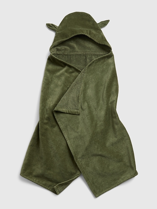 1 of 8 showing, with the color desert cactus of product GapKids &#124 Star Wars™ Hooded Towel