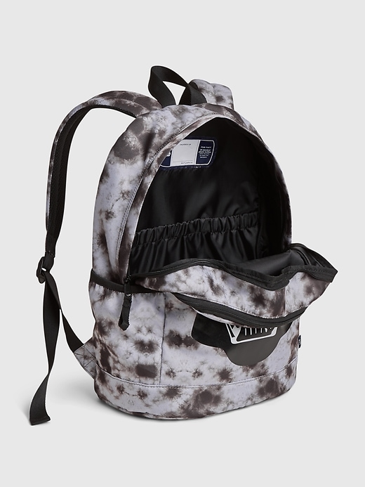 2 of 8 showing, with the color grey tie dye of product GapKids &#124 Star Wars™ Darth Vader Recycled Tie-Dye Senior Backpack