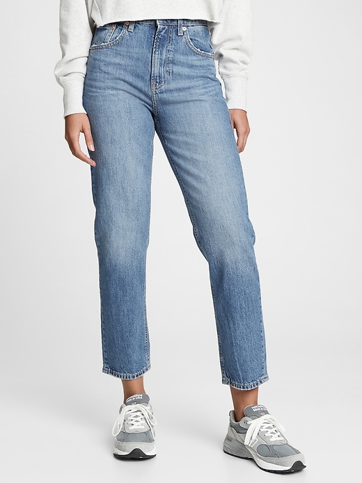 Gap Sky High Straight Leg Jeans with Washwell