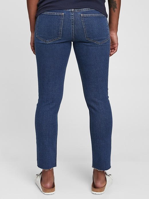 Image number 2 showing, Maternity True Waistband Full Panel Vintage Slim Jeans with Washwell&#153