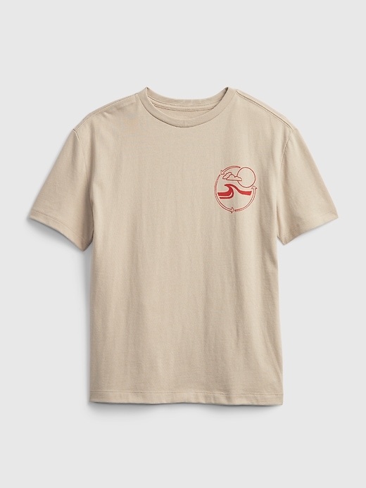 1 of 8 showing, with the color sand khaki of product Kids Gen Good T-Shirt