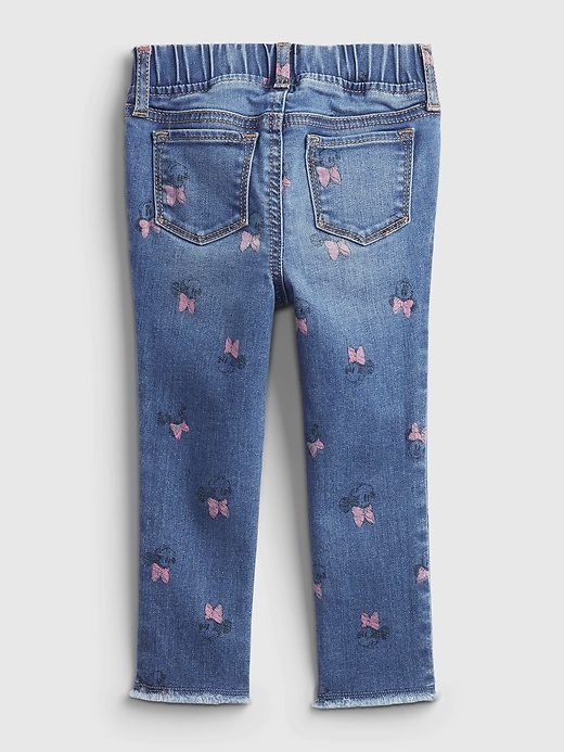 2 of 8 showing, with the color minnie adorable of product Gap × Disney Baby & Toddler Minnie Mouse Pull-On Jeggings