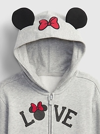 View large product image 3 of 3. babyGap &#124 Disney Minnie Mouse 3D Hoodie