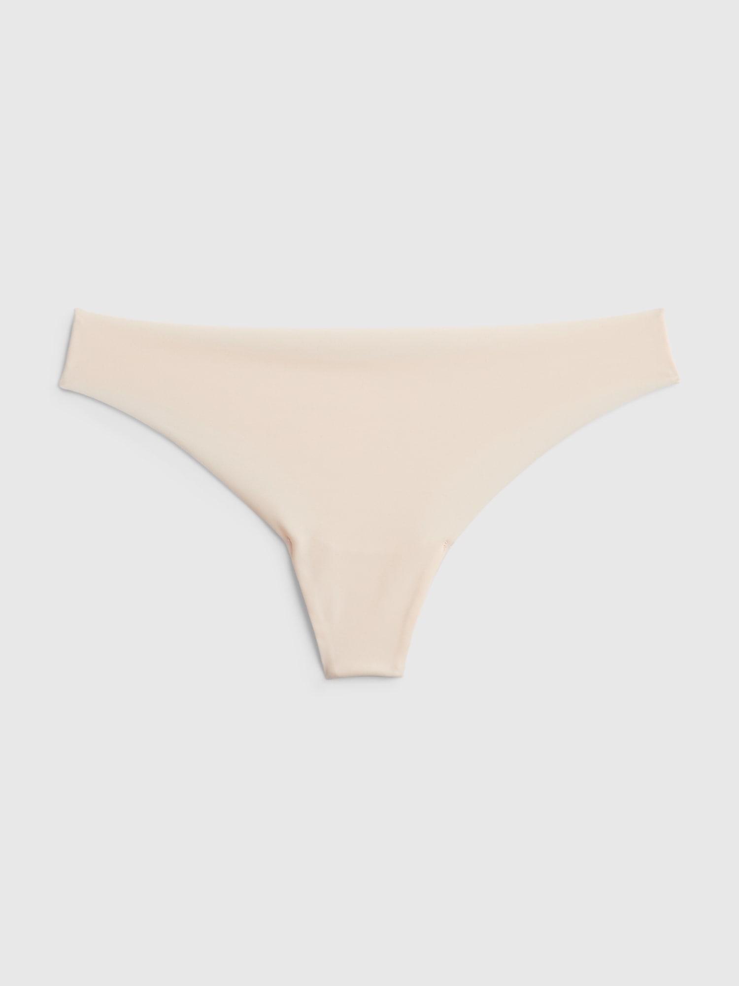 Microfiber No-show Thong Panty - Dusty pink