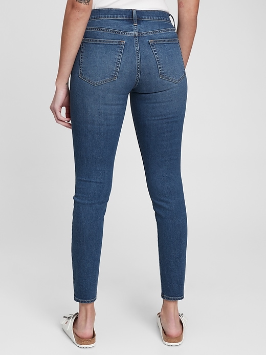 gap true skinny mid rise jeans