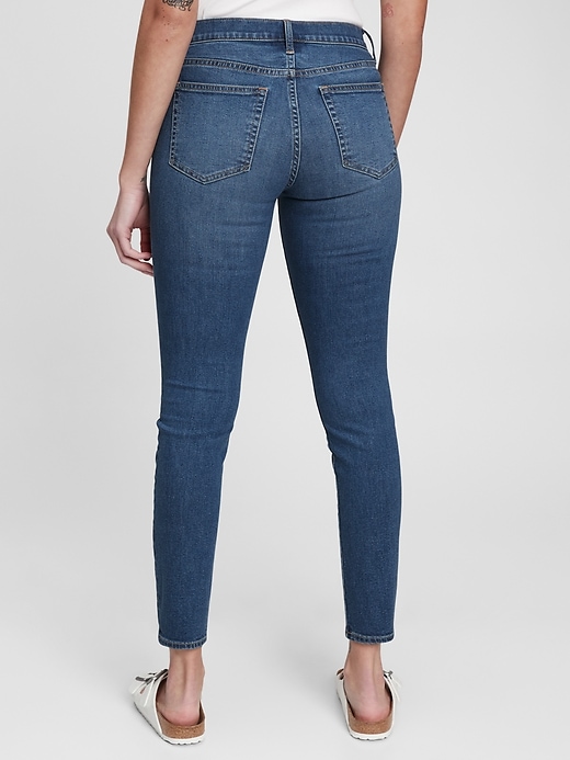 Mid Rise True Skinny Jeans with Washwell | Gap