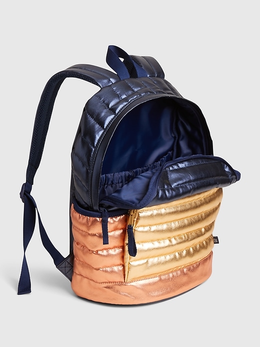 Image number 2 showing, Kids Quilted Senior Backpack
