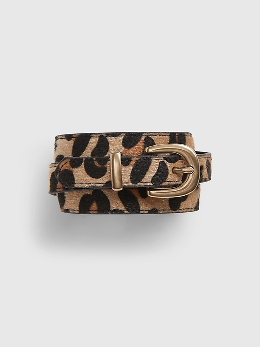 View large product image 1 of 1. Kids Leopard Belt