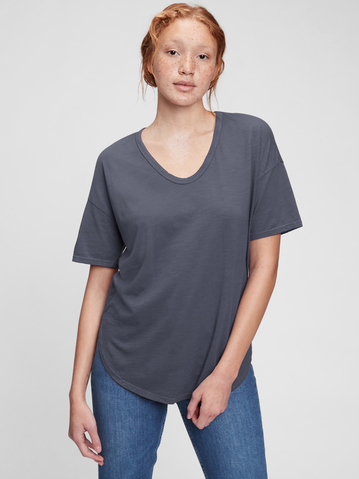 u neck t shirt mens