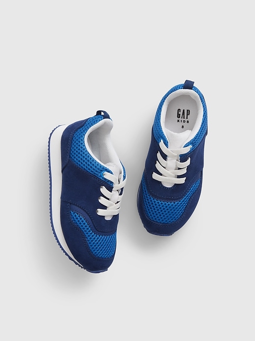 1 of 8 showing, with the color blue of product Toddler Sneakers