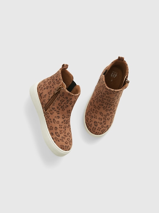 Image number 2 showing, Toddler Leopard Sneakers
