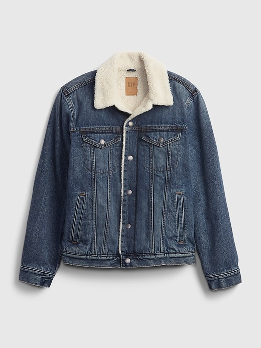 Image number 5 showing, Denim Sherpa Icon Jacket