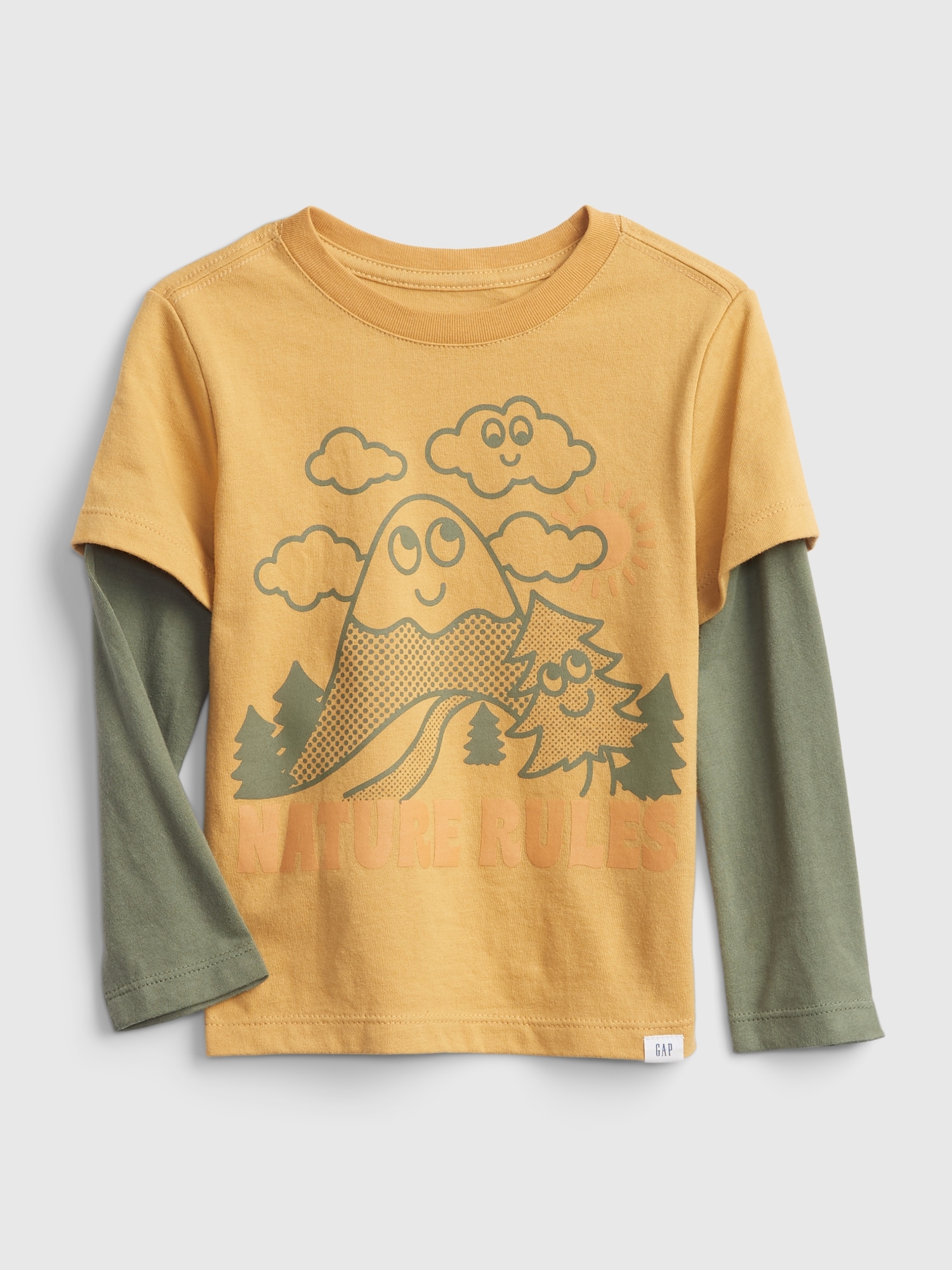 Toddler 100 Organic Cotton 2In1 Graphic TShirt Gap