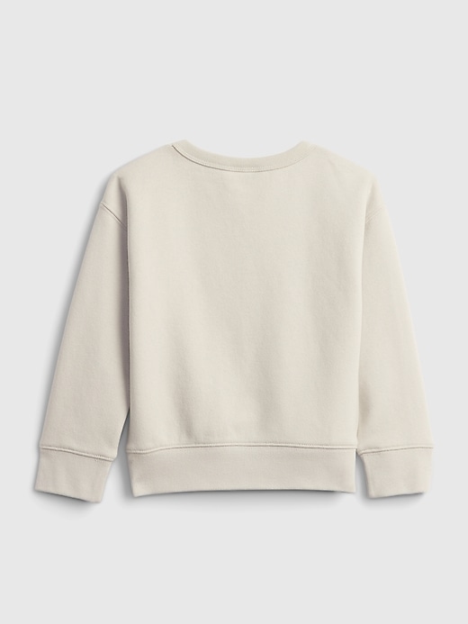 2 of 8 showing, with the color fresh praline beige of product Baby & Toddler Star Wars Little Rebel Crewneck Sweatshirt