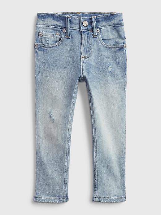 Image number 1 showing, Toddler Distressed Skinny Jeans