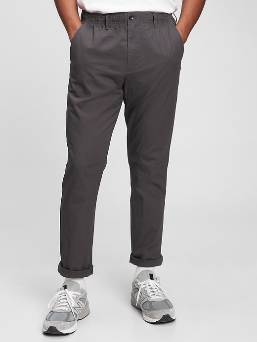 Image number 1 showing, GapFlex Slim Pull-On Easy Pants With E-Waist
