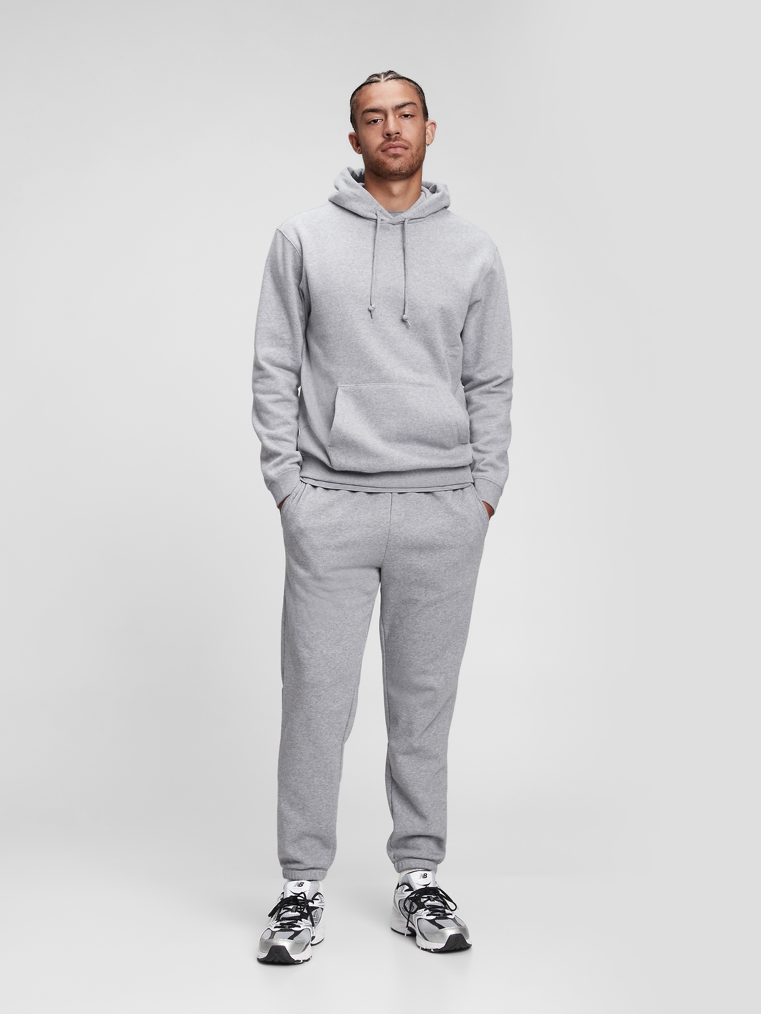 Gap Vintage Soft Joggers In Medium Heather Gray