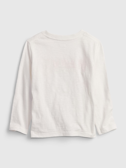 2 of 8 showing, with the color new off white of product babyGap &#124 Marvel Interactive T-Shirt