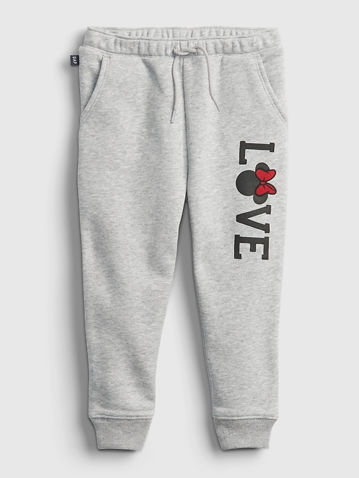 1 of 8 showing, with the color Minnie mouse of product Gap × Disney Baby Disney Minnie Mouse Pull-On Sweatpants