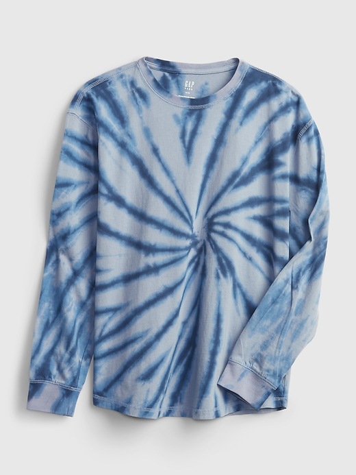 2 of 8 showing, with the color blue tie dye of product Teen 100% Organic Cotton T-Shirt