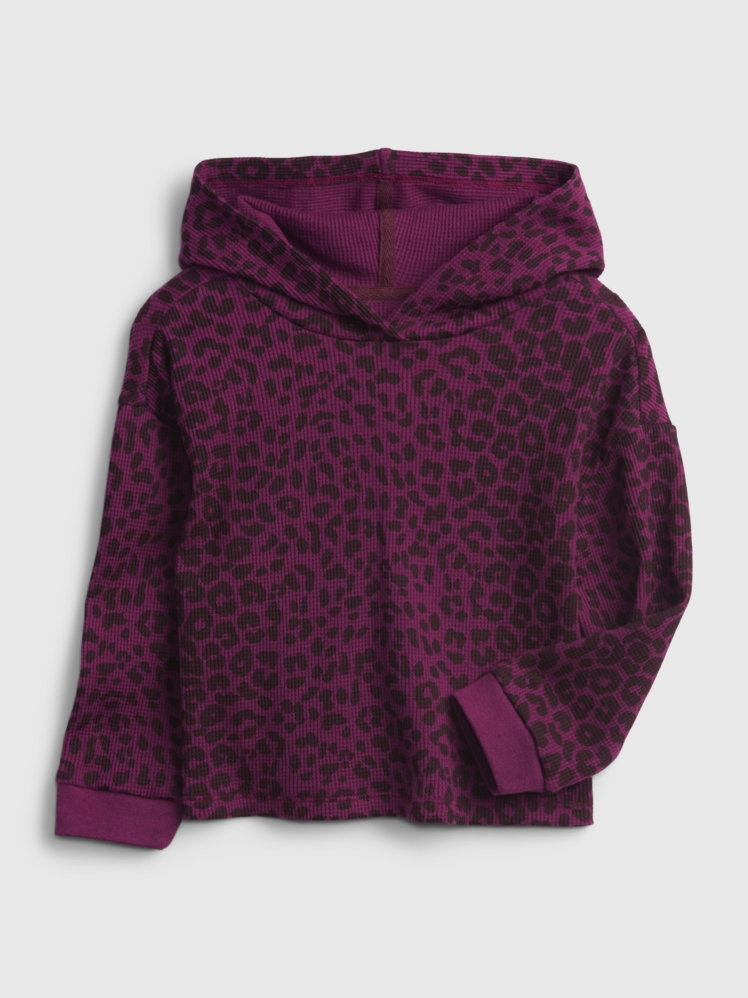 Toddler Waffle Knit Hoodie