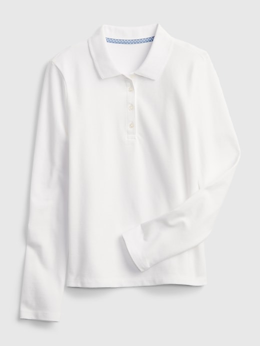 【こちらの】 GAP Long Sleeve Polo Shirt ていただい