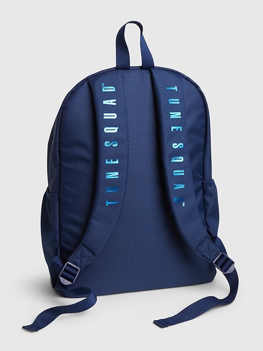 2 of 8 showing, with the color elysian blue of product GapKids &#124 Space Jam Graphic Recycled Senior Backpack