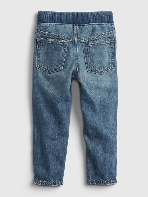 Image number 2 showing, Toddler Pull-On Slim Jeans with Washwell&#153