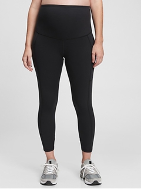 Maternity Recycled Power Full Panel 7/8 Leggings