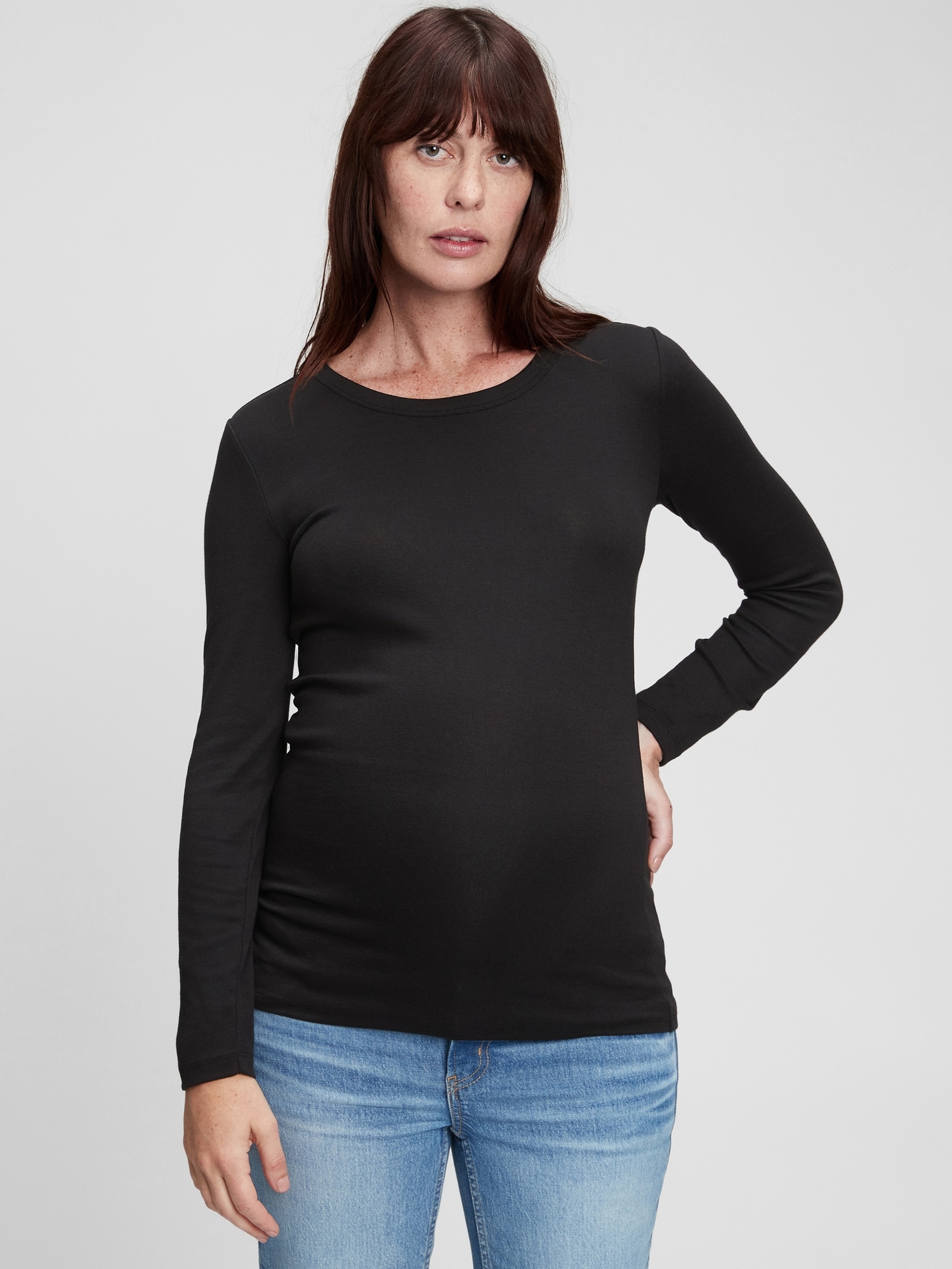Maternity Modern Crewneck T-Shirt | Gap