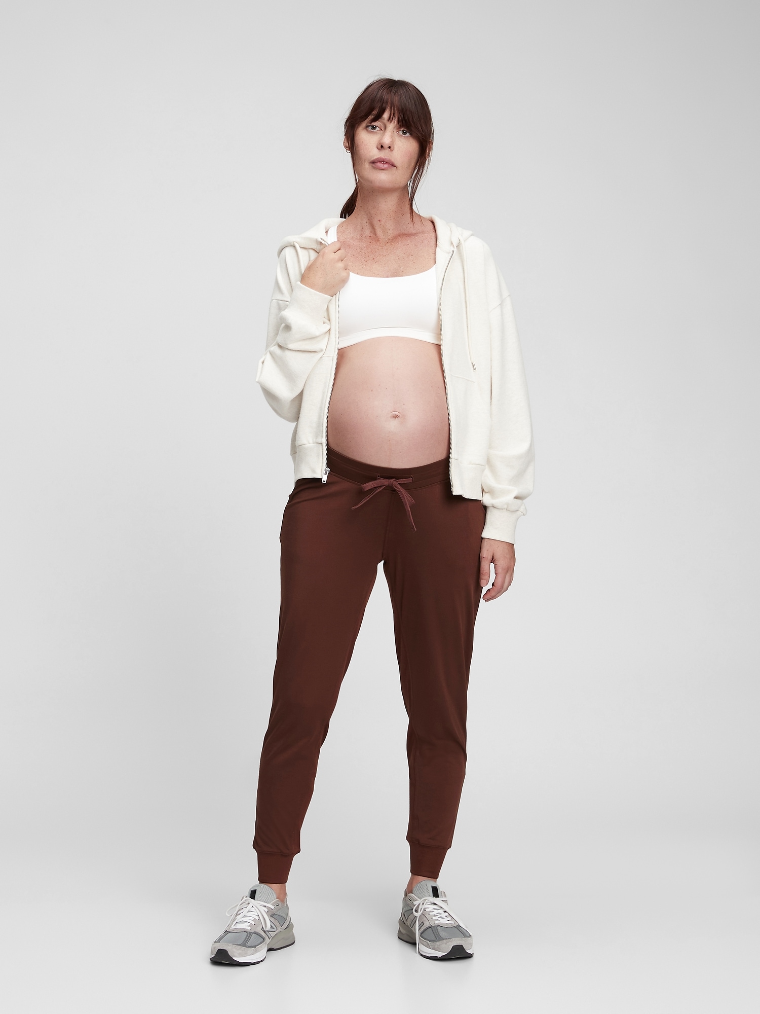 Maternity Brushed Jersey Under-Belly Joggers