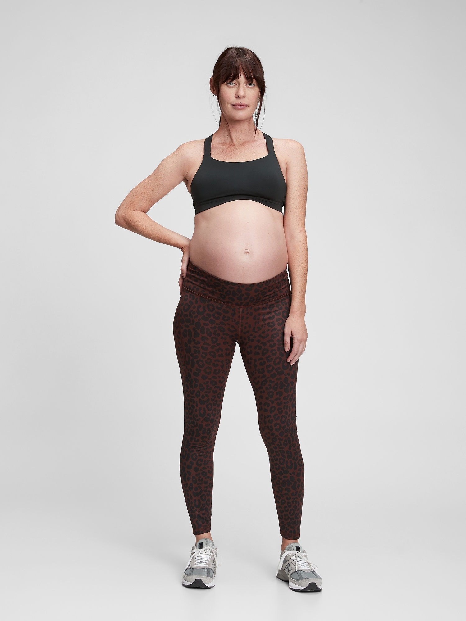 Maternity Recycled Under Belly 7/8 Power Leggings