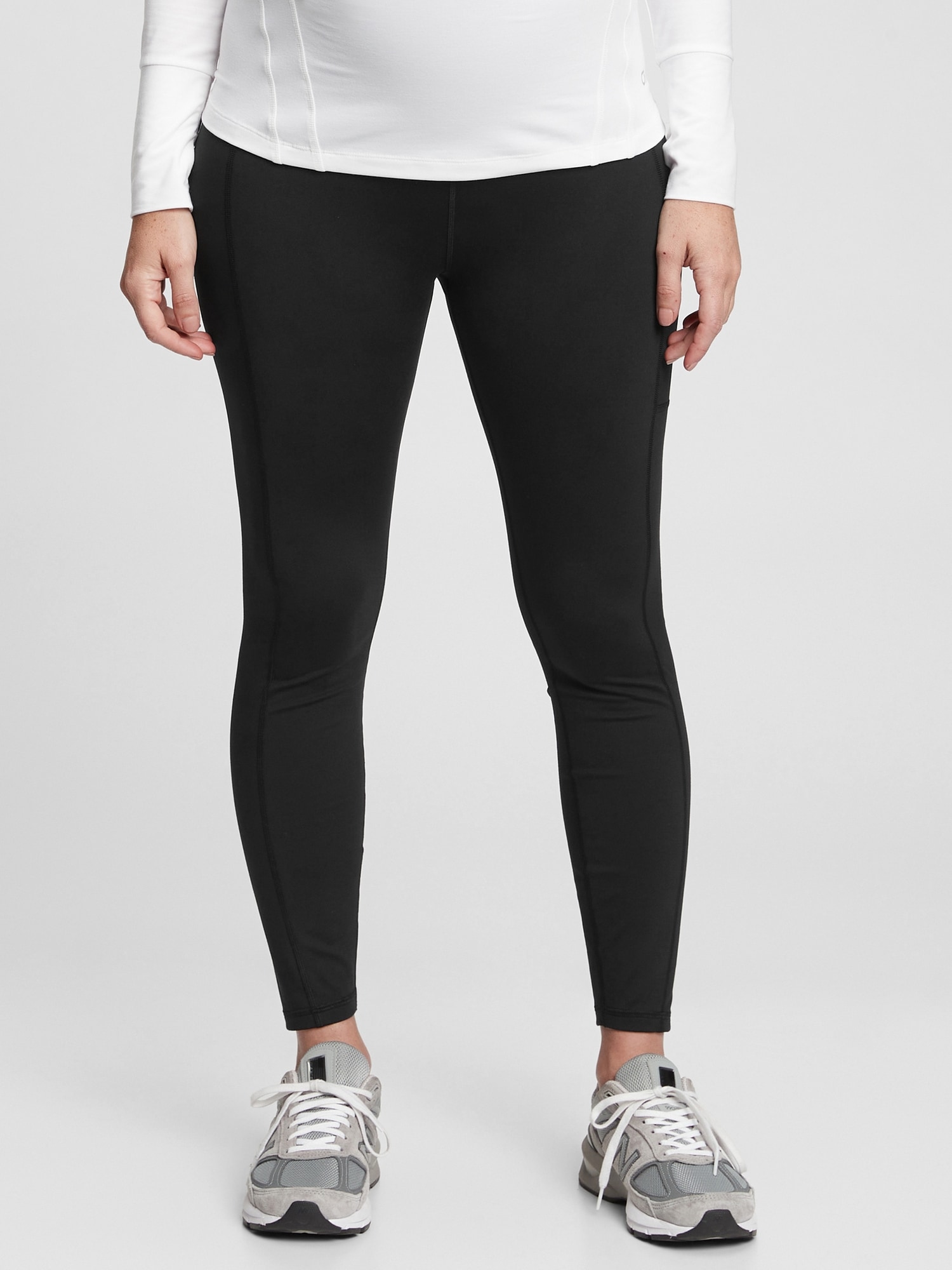 Maternity Recycled Power Full Panel Full Length Leggings | Gap