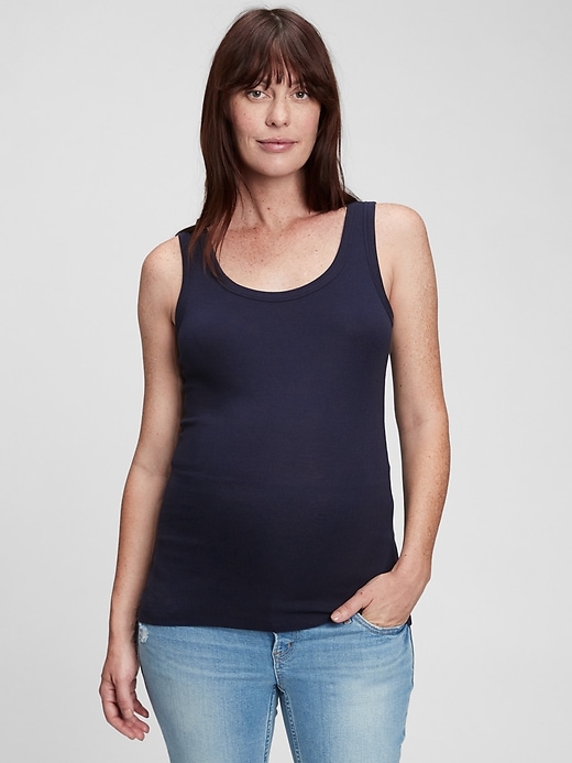 Image number 1 showing, Maternity Modern Tank Top