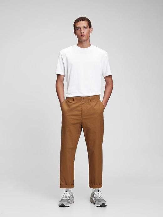 Image number 6 showing, Relaxed Taper E-Waist Pants with GapFlex