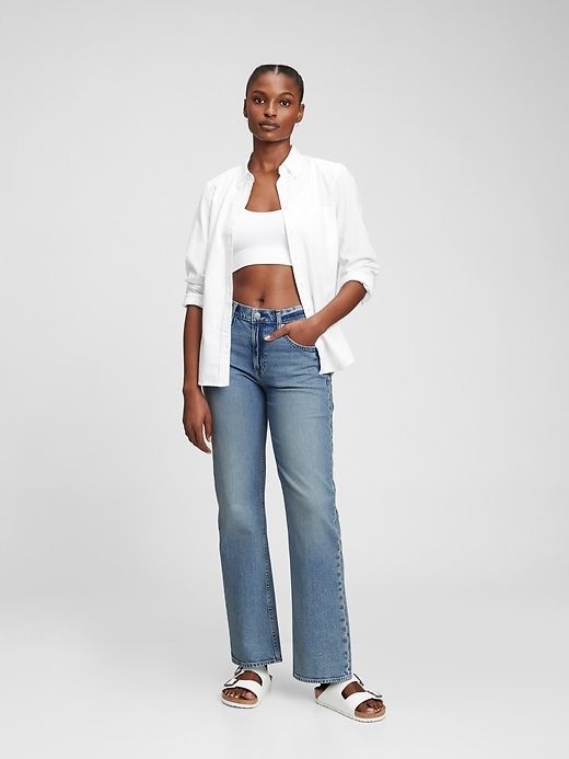 Image number 1 showing, Mid Rise '90s Loose Jeans with Washwell in Organic Cotton