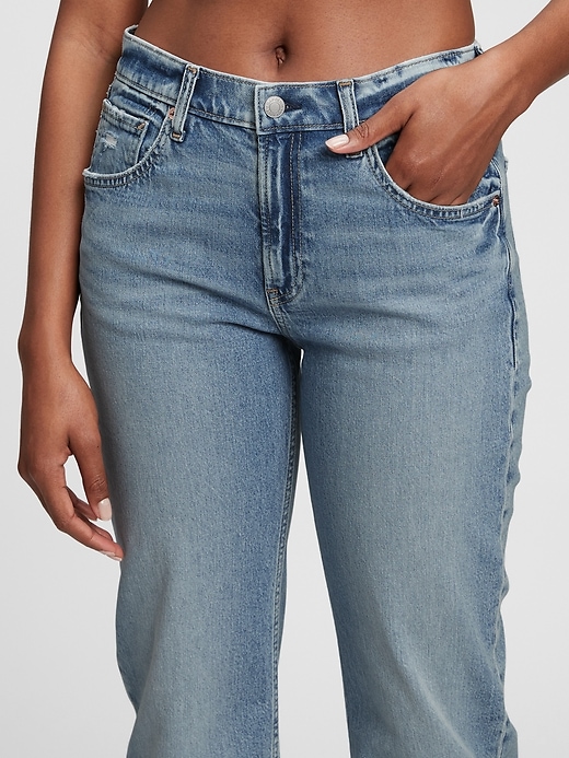 Image number 3 showing, Mid Rise '90s Loose Jeans with Washwell in Organic Cotton