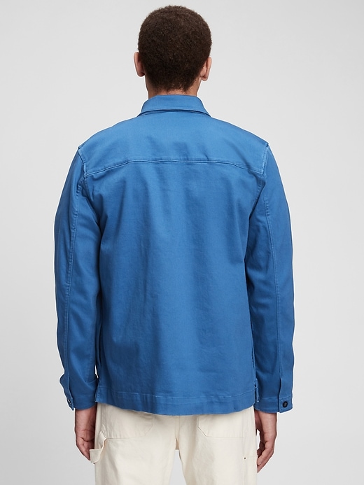 2 of 8 showing, with the color sailor blue of product Oversized Shirt