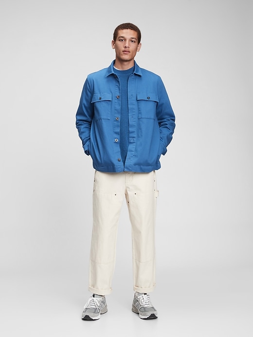 1 of 8 showing, with the color sailor blue of product Oversized Shirt