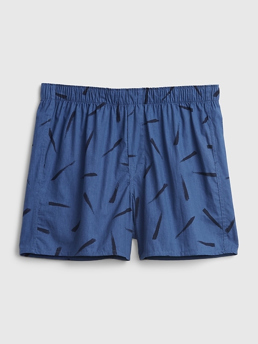 1 of 8 showing, with the color soft lines geo purple of product Print Boxers