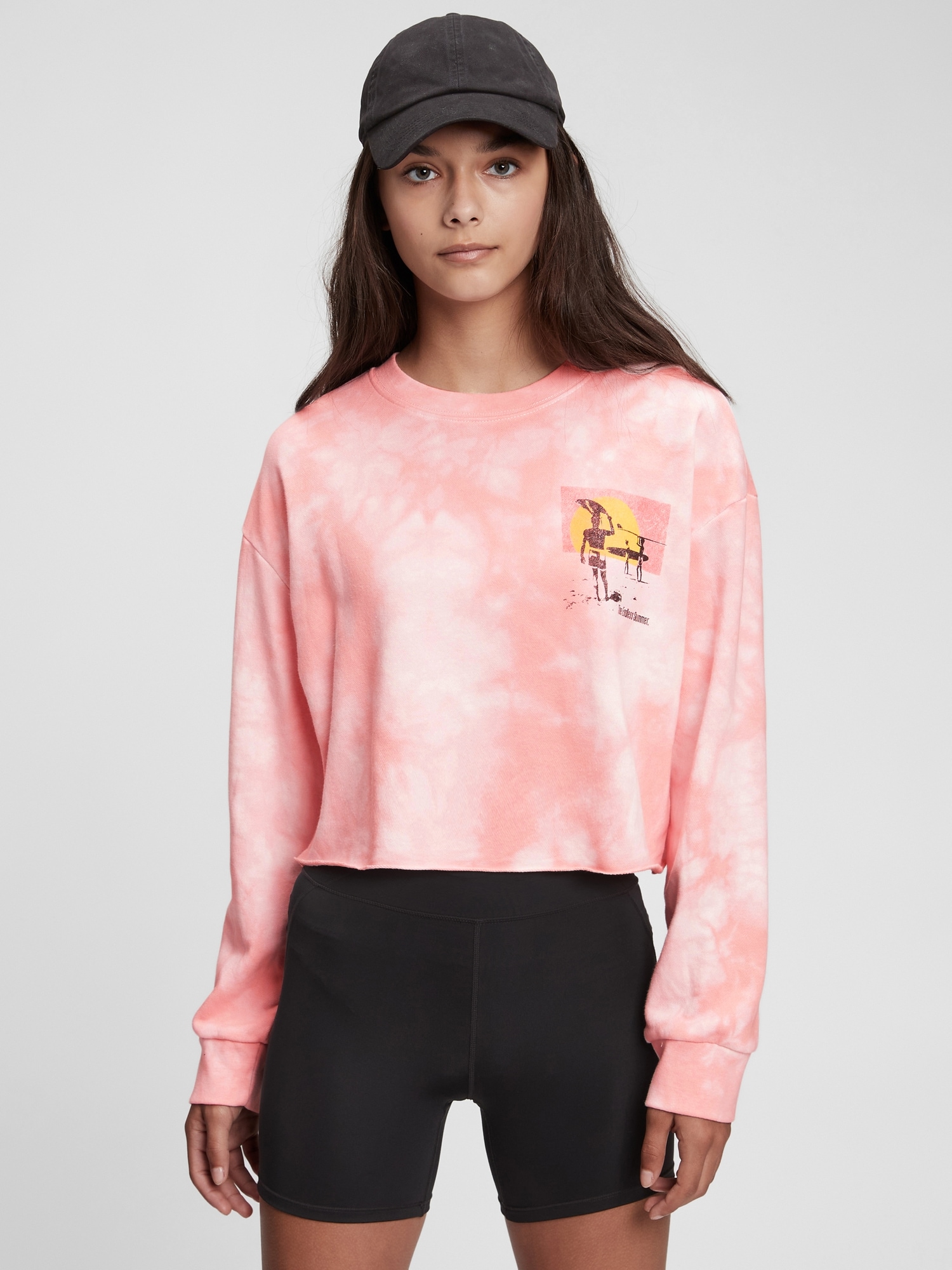 gap cropped t shirt