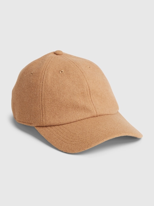 1 of 8 showing, with the color camel tan of product Wool Baseball Hat