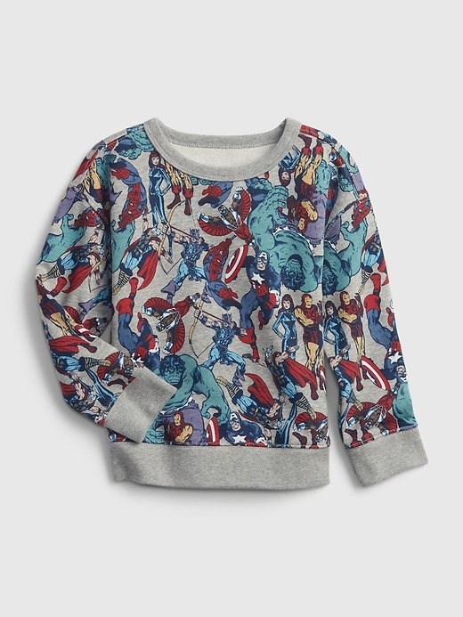 View large product image 1 of 3. babyGap &#124 Marvel Print Sweatshirt