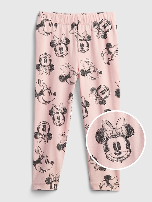 1 of 8 showing, with the color minnie mouse of product babyGap &#124 Disney Minnie Mouse Organic Cotton Mix and Match Leggings
