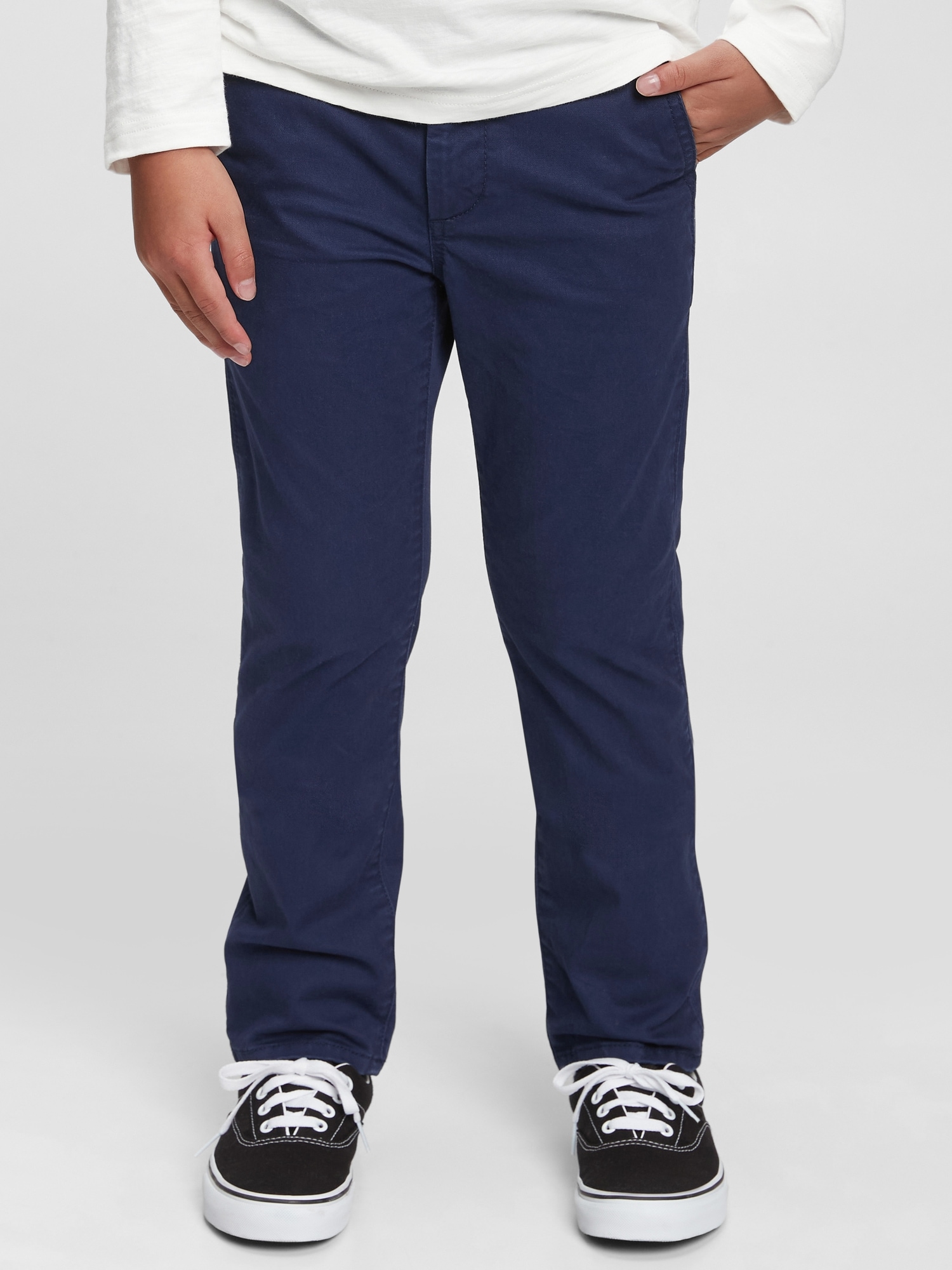 Kids Dressy Uniform Straight Khakis Gap