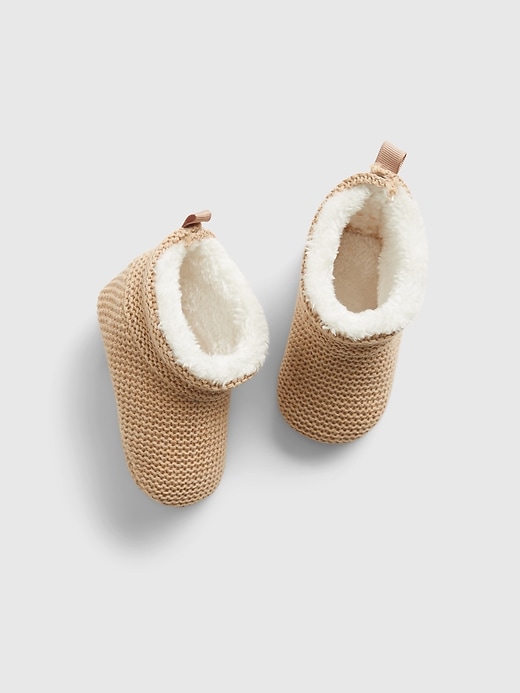 1 of 8 showing, with the color brannan brown of product Baby Sherpa Boots