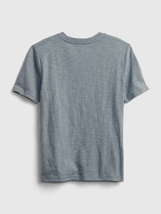 2 of 8 showing, with the color storm cloud of product Kids Lenticular Graphic T-Shirt