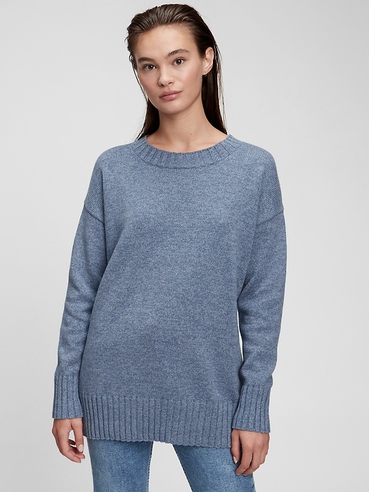 Image number 10 showing, Relaxed Tunic Sweater
