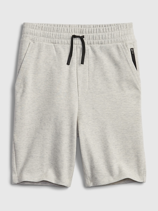 1 of 8 showing, with the color grey heather of product GapFit Teen Fit Tech Shorts