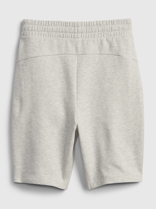 2 of 8 showing, with the color grey heather of product GapFit Teen Fit Tech Shorts